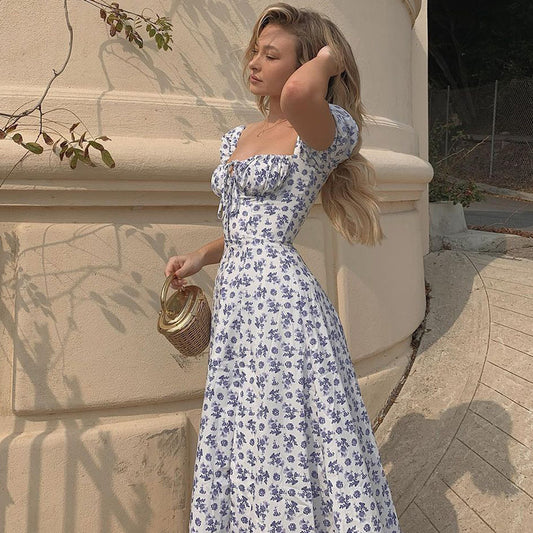 The Bloom Milkmaid Maxi // Provence Edition