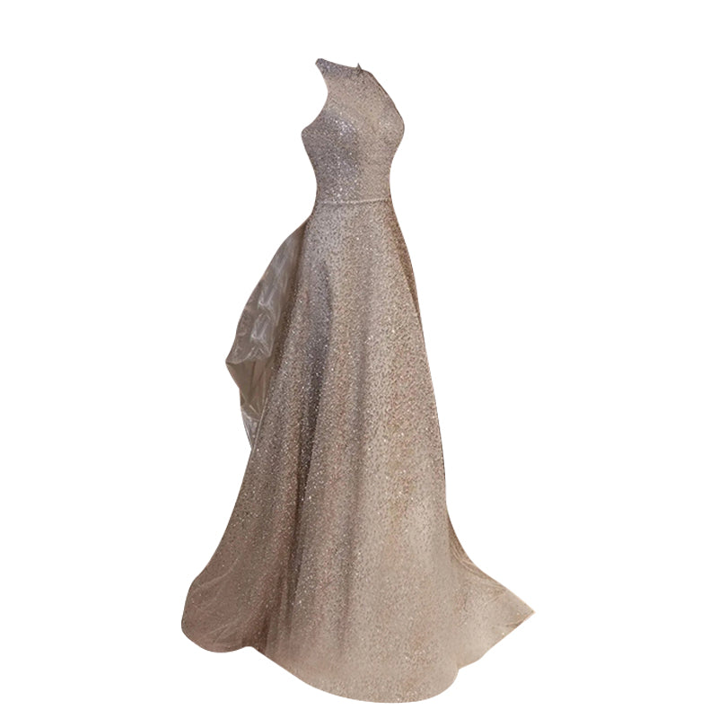 The Gilded Sovereign Shimmer Gown