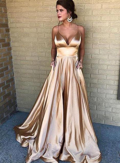 The Aurelia Liquid Satin Gown